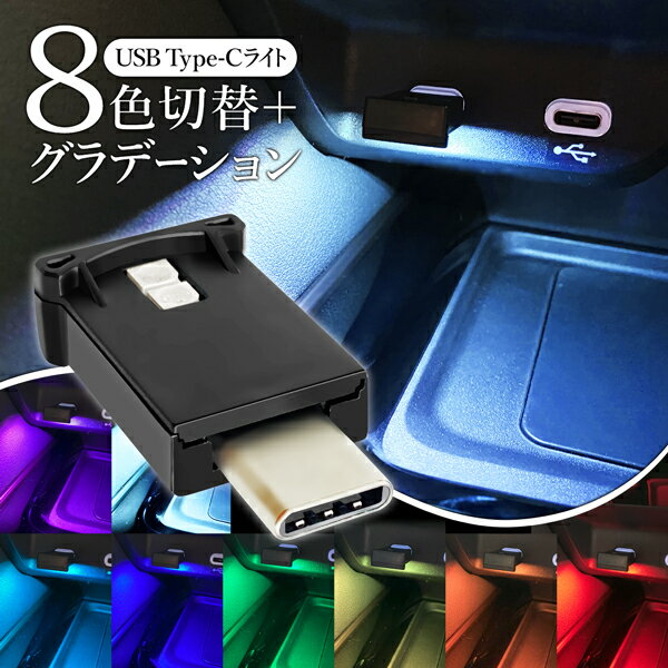 698円のType-CライトがコスパMAX！車内もPCも光る神アイテム